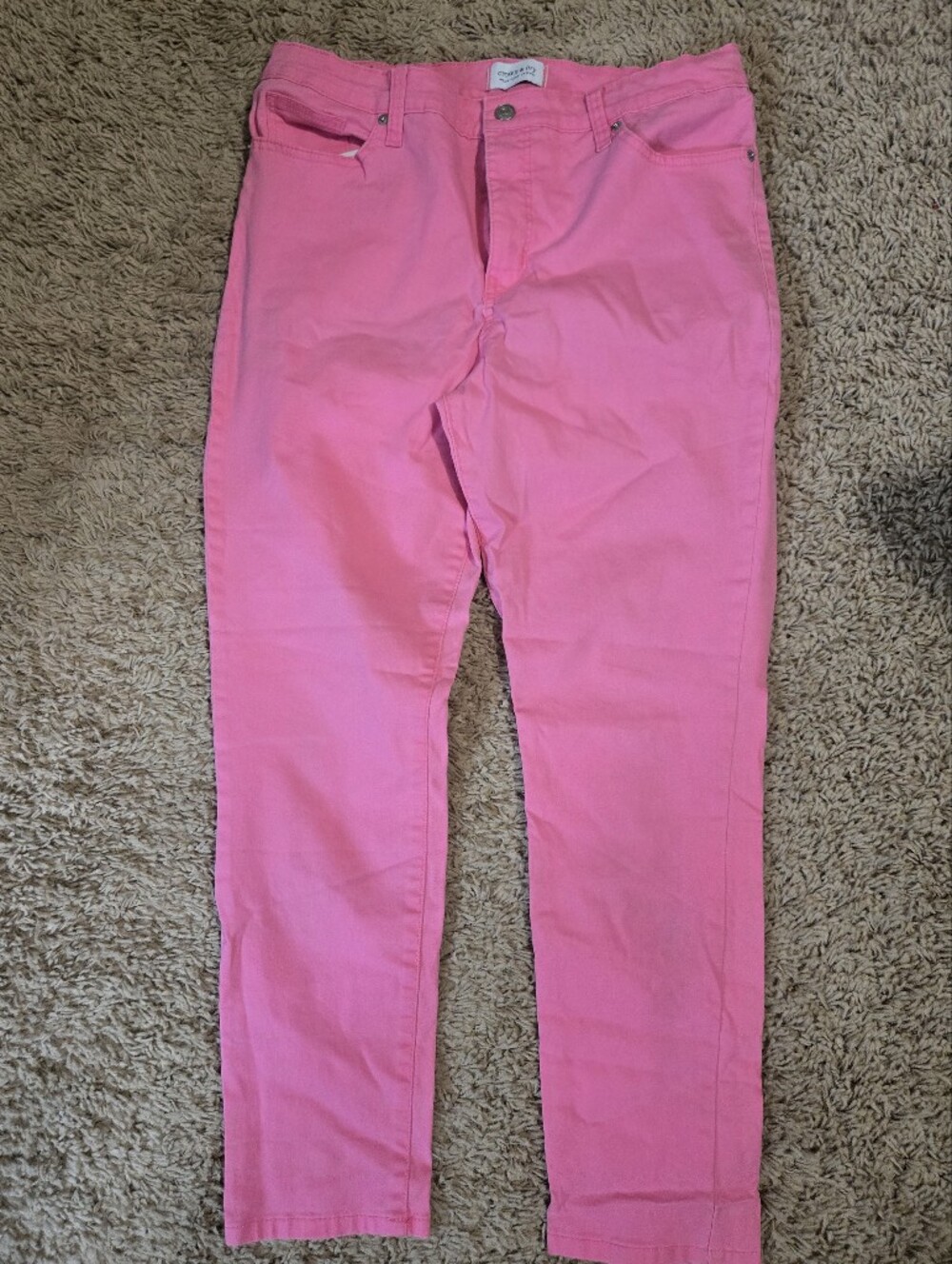Crown & Ivy Pink Women's Pants Sizw 12